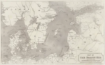 Map of the Baltic Sea